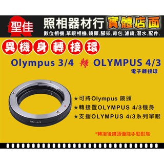 【機身轉接環】Pixco Olympus OM 鏡頭轉 Olympus E4/3 Four Thirds 機身 手動對焦