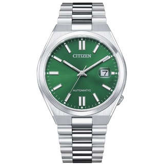 Citizen 星辰錶青春撞色強烈配色NJ0150-81X綠面機械錶40mm/麗寶錶樂園