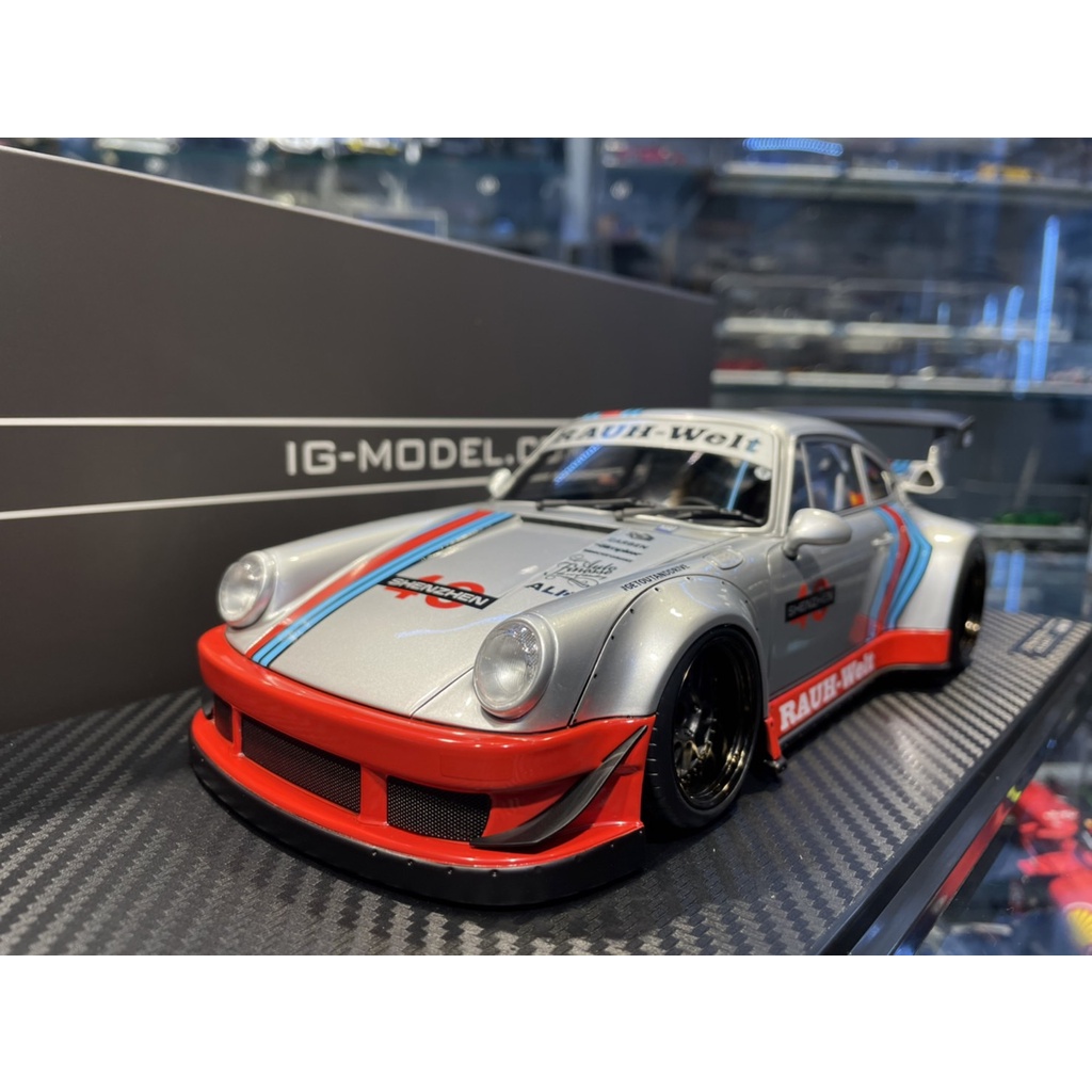 吉華科技@ 1/18 Ignition IG2478 Porsche RWB 930 Silver/Red