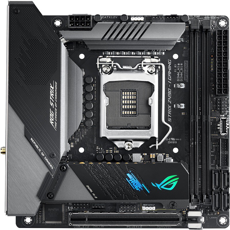 ASUS ROG STRIX Z490-I GAMING Mini-ITX Z490 10代 LGA 1200 廠商直送