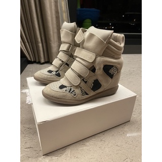 8成新isabel marant 麂皮內增高球鞋 39號