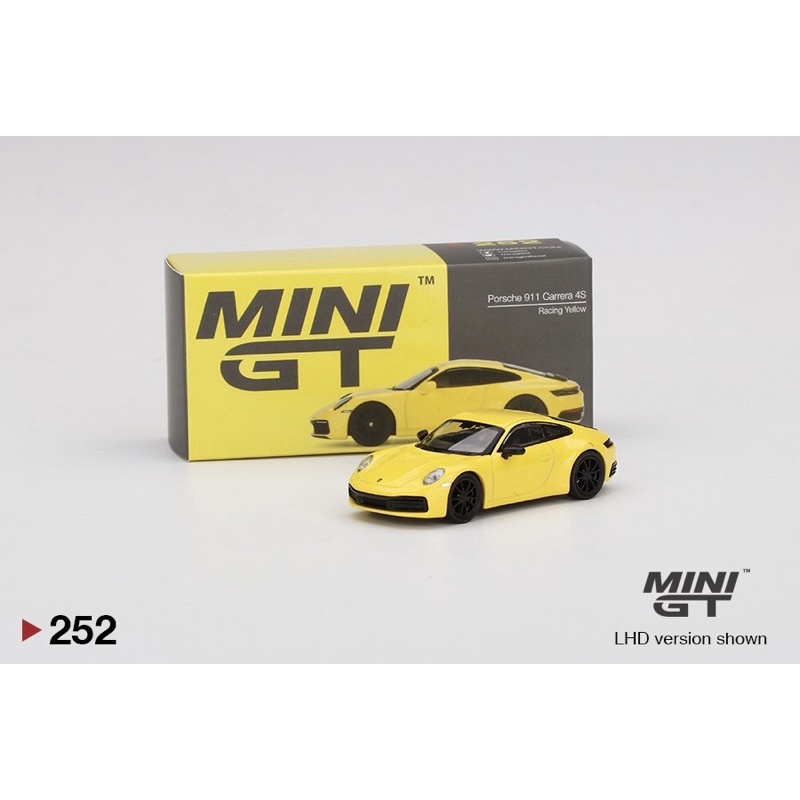 模王 Minigt 1/64 #252/303 保時捷 911 Carrera 4S