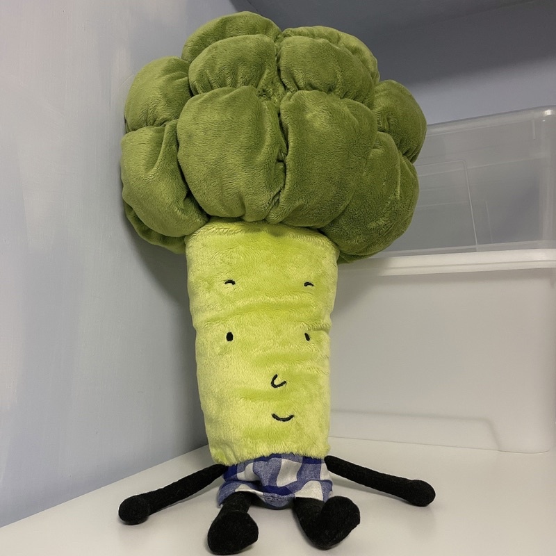 【免運】絕版IKEA捲捲頭花椰菜寶寶 娃娃 兒童 玩具