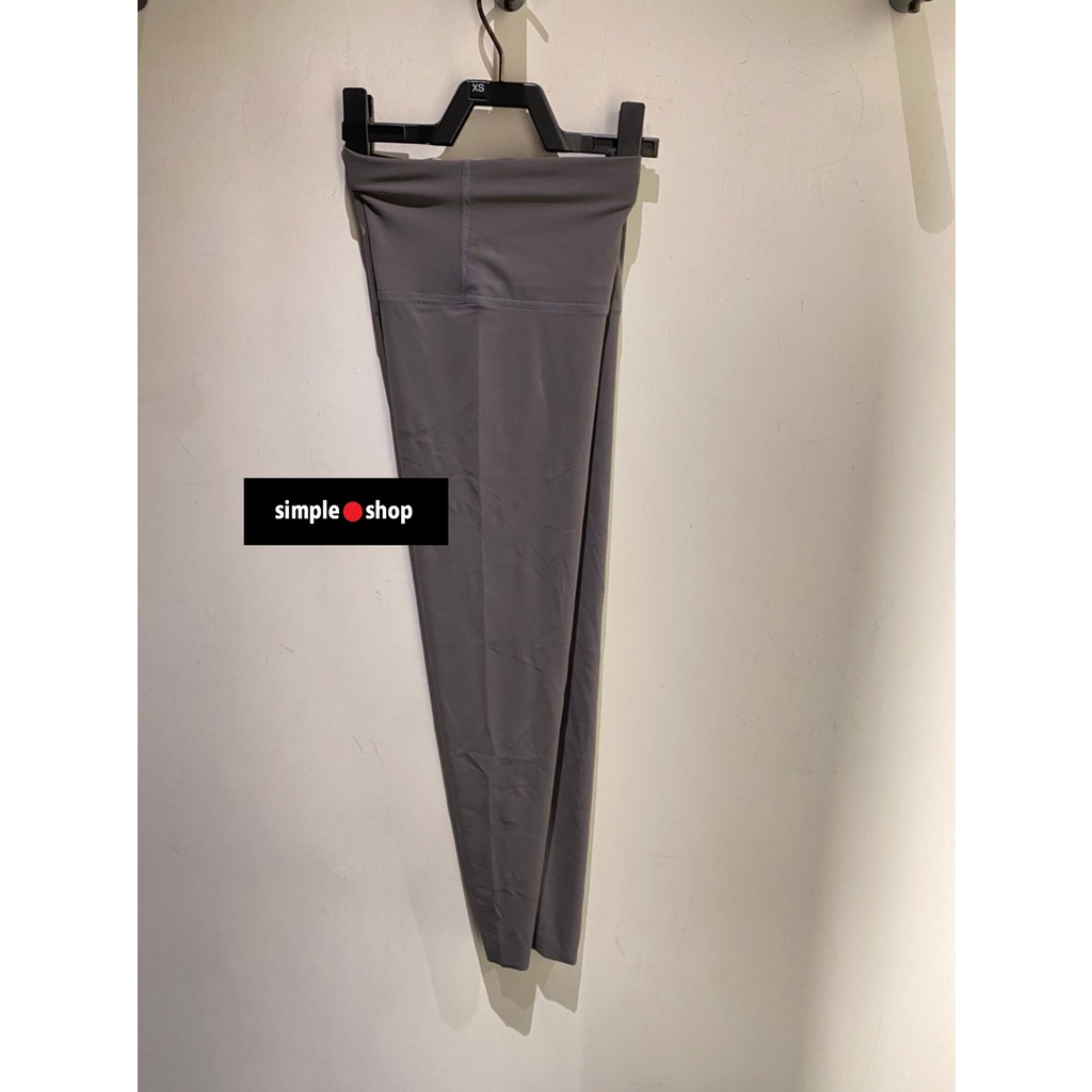 【Simple Shop】NIKE Yoga 運動長褲 緊身長褲 內搭褲 長束褲 灰色 女款 CJ3802-254