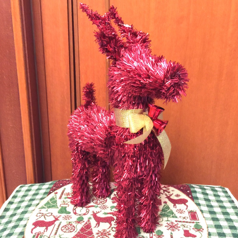 Hola迷濛聖誕麋鹿造型擺飾/聖誕裝飾/居家裝飾/交換禮物/聖誕禮物（高30cm,28cm,20cm)