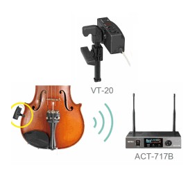 亞洲樂器 嘉強 MIPRO VT-72 小提琴專業型無線麥克風組