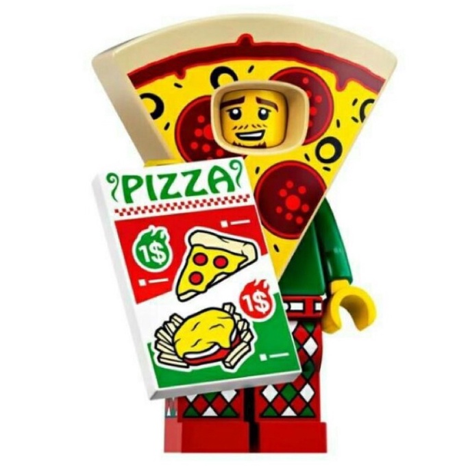 【豆豆Toy】LEGO 71025 樂高人偶第19代.10號-Pizza人.披薩人