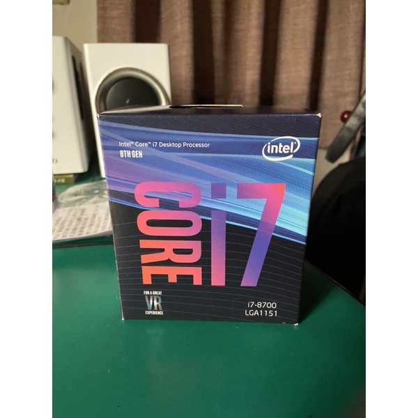 二手  Intel I7 8700 (1151腳位/CoffeeLake)第八代