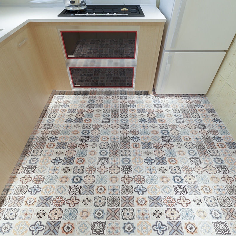 廚房衛生間地板貼防水自黏地貼廁所防滑地, Casablanca Mix Floor Tiles