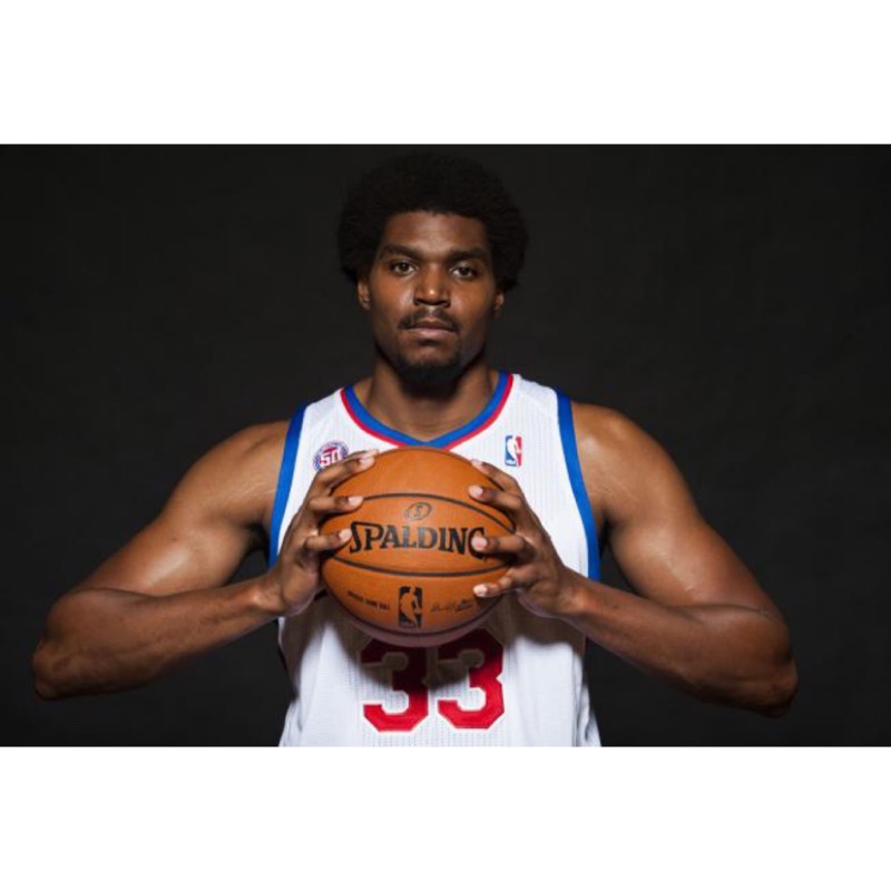 NBA 美版 A.Bynum 費城76人 聖誕節 big color 紅 M 球衣 全新含吊牌 kobe curry