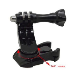 現貨 Gopro sjcam 旋轉快拆底座 360度快拆底座 J型底座 安全帽下巴快拆底座 gopro sjcam 機車
