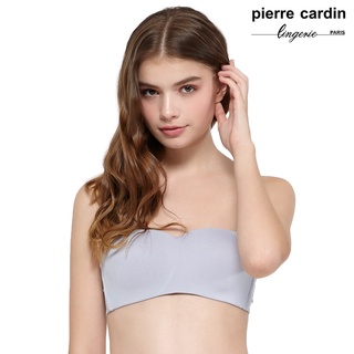 【pierre cardin 皮爾卡登女性內衣】B罩 平口無鋼圈內衣 (單件-GRY淺灰)-609-62151B