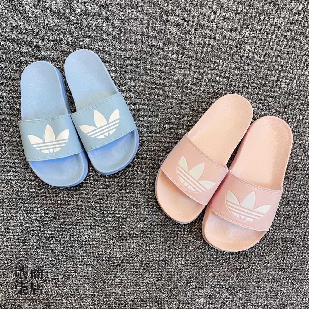 (貳柒商店) adidas adilette Lite 女款 三葉草 拖鞋 休閒 粉色 H05680 藍色 H05681