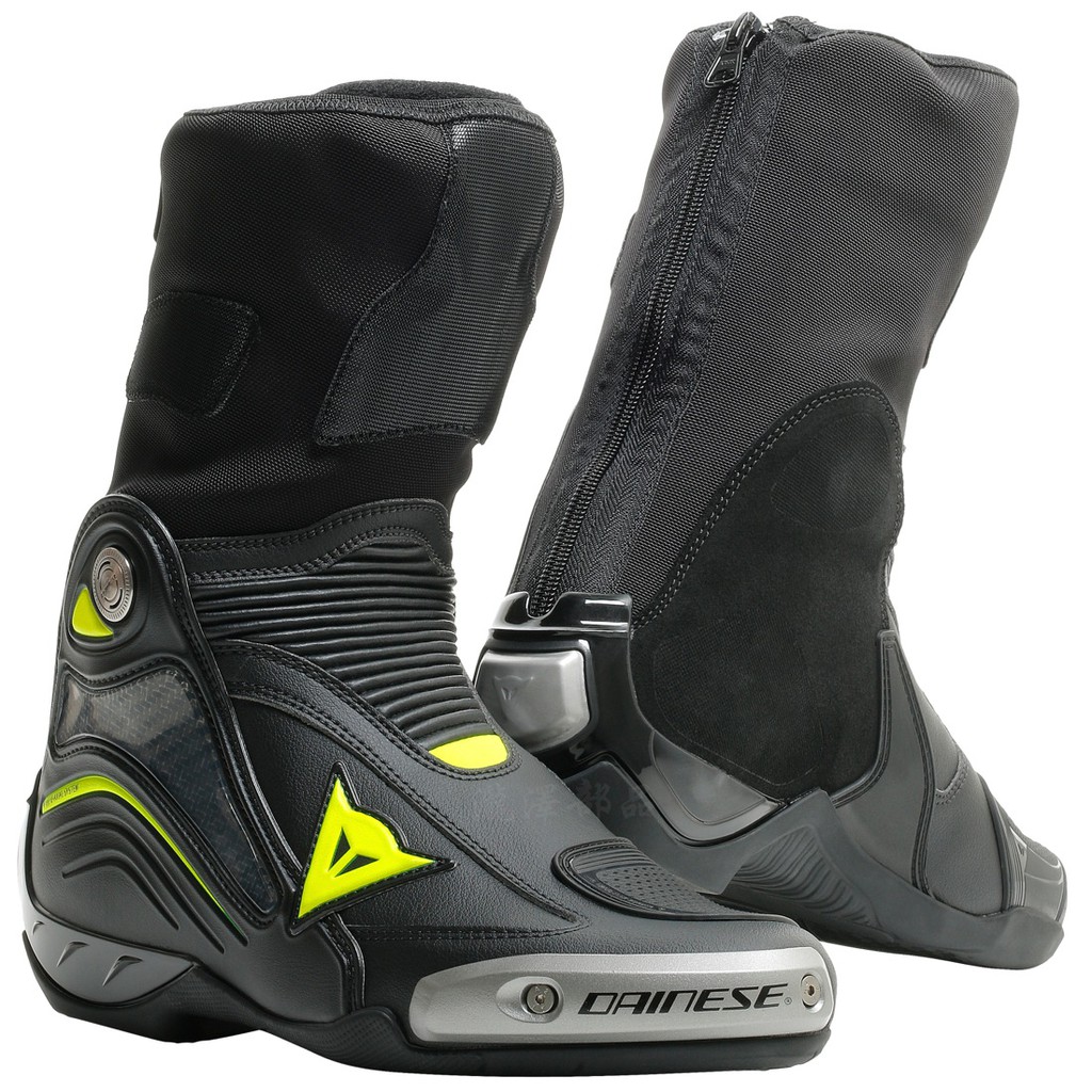 瀧澤部品 義大利 DAINESE 丹尼斯 AXIAL D1 BOOT 黑黃 頂級內靴  防摔防護 車靴 賽車