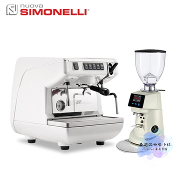 組合價 Nuova Simonelli Appia Life 單孔咖啡機 白 + Fiorenzato F64E 磨豆機