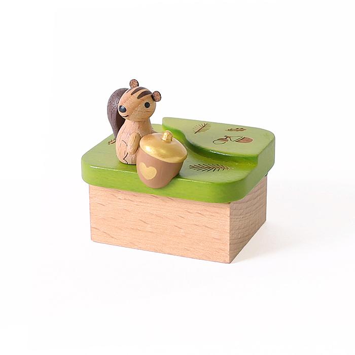 Wooderful life小木盒音樂鈴/ 松鼠與橡實 eslite誠品