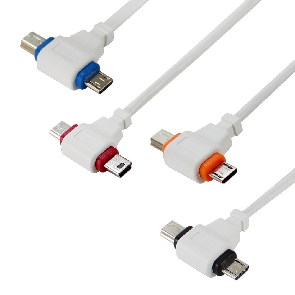 群加 PowerSync T型傳輸線充電線兩用多色隨機出貨 (R-USB2-GRMIB5)