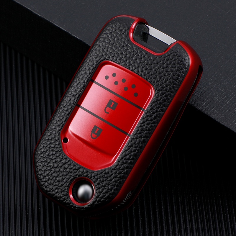 Coolcar Tpu 汽車遙控鑰匙盒蓋適用於本田思域 HRV Crv XRV Crider Odyssey 2015-