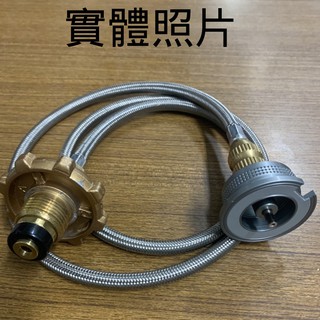 露營小站~【AEC-A】適用於磁吸式卡式瓦斯爐 臺灣製造 卡式瓦斯轉桶裝瓦斯轉接頭 臺美規通用 巖谷 坦克爐