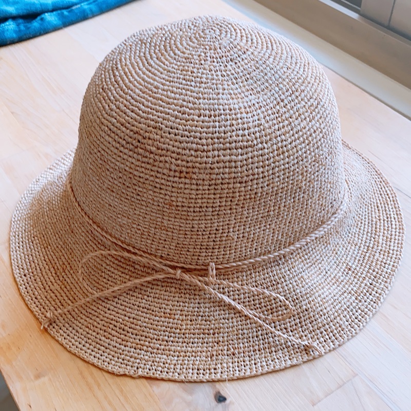 遮陽帽 草編 無印良品 MUJI 漁夫帽造型
