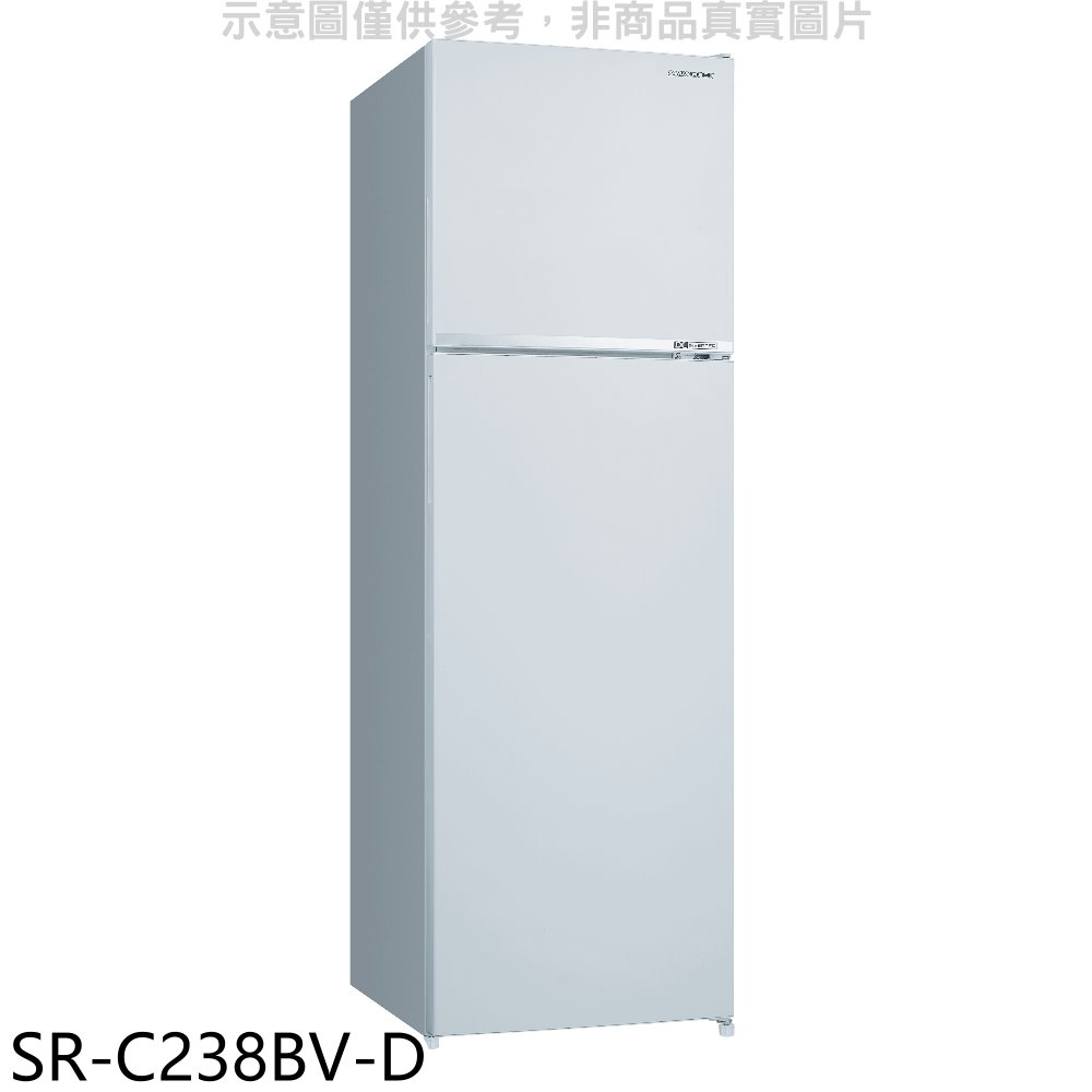 SANLUX台灣三洋250公升雙門變頻福利品冰箱SR-C238BV-D大型配送