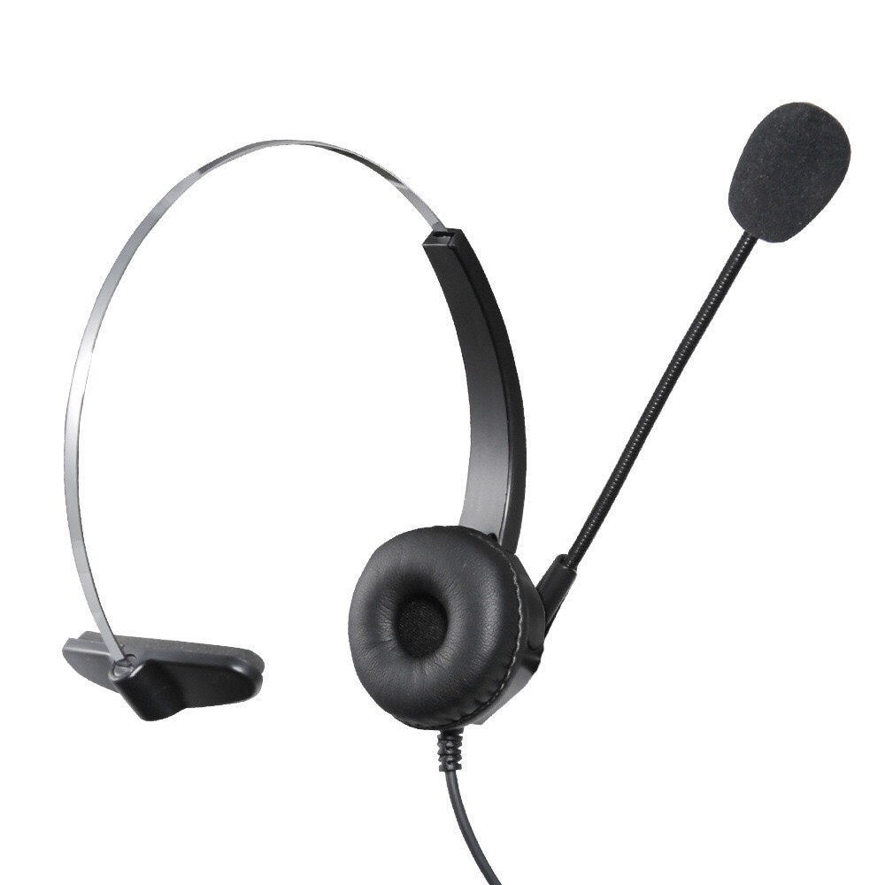 grandstream GXP1625 附單耳調音靜音功能 電話耳機麥克風 行銷電話耳機 頭戴式電話耳機 客服電話耳機