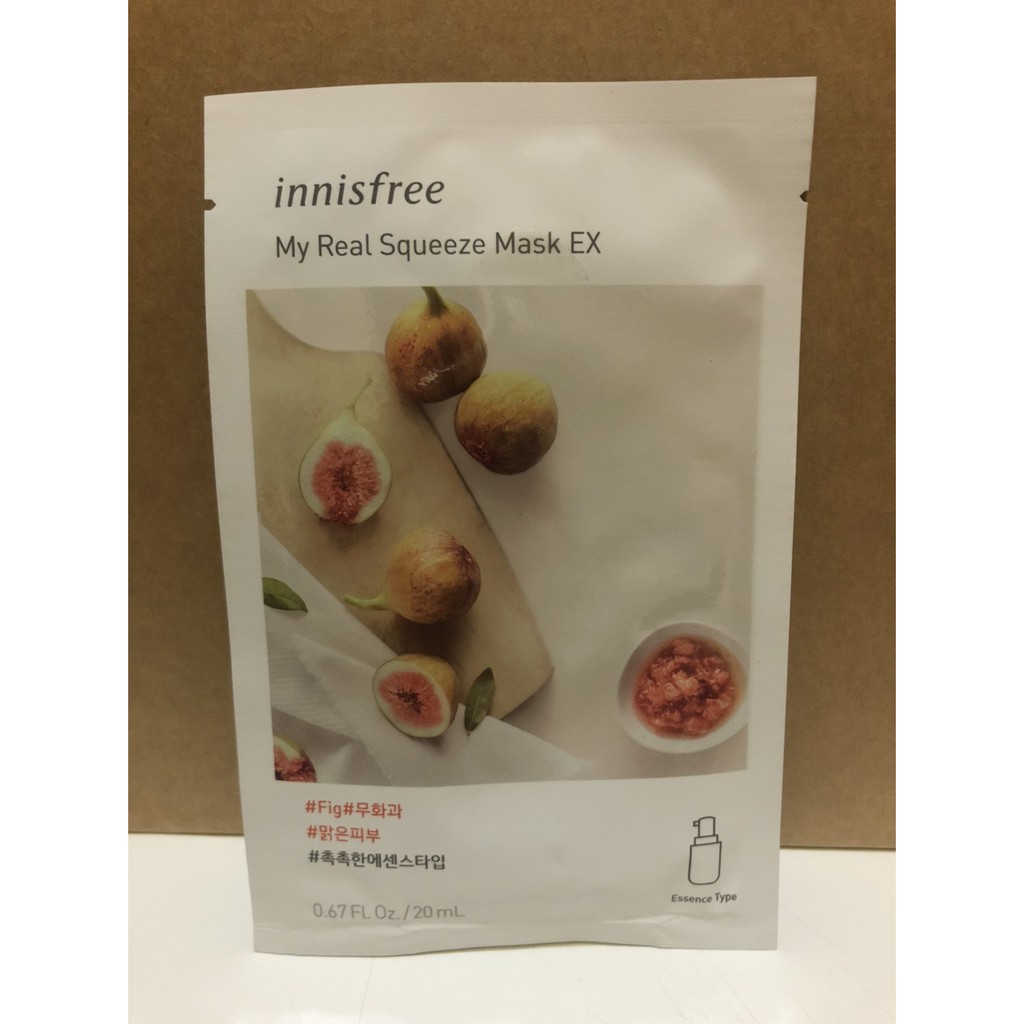 innisfree 面膜 my real squeeze mask 真萃鮮榨面膜