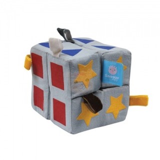 荷蘭Snoozebaby魔術方塊布標安撫玩具