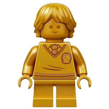 LEGO 樂高 人偶 hp294 哈利波特20週年紀念 Harry Potter 黃金色 珍珠金 榮恩衛斯理 76388