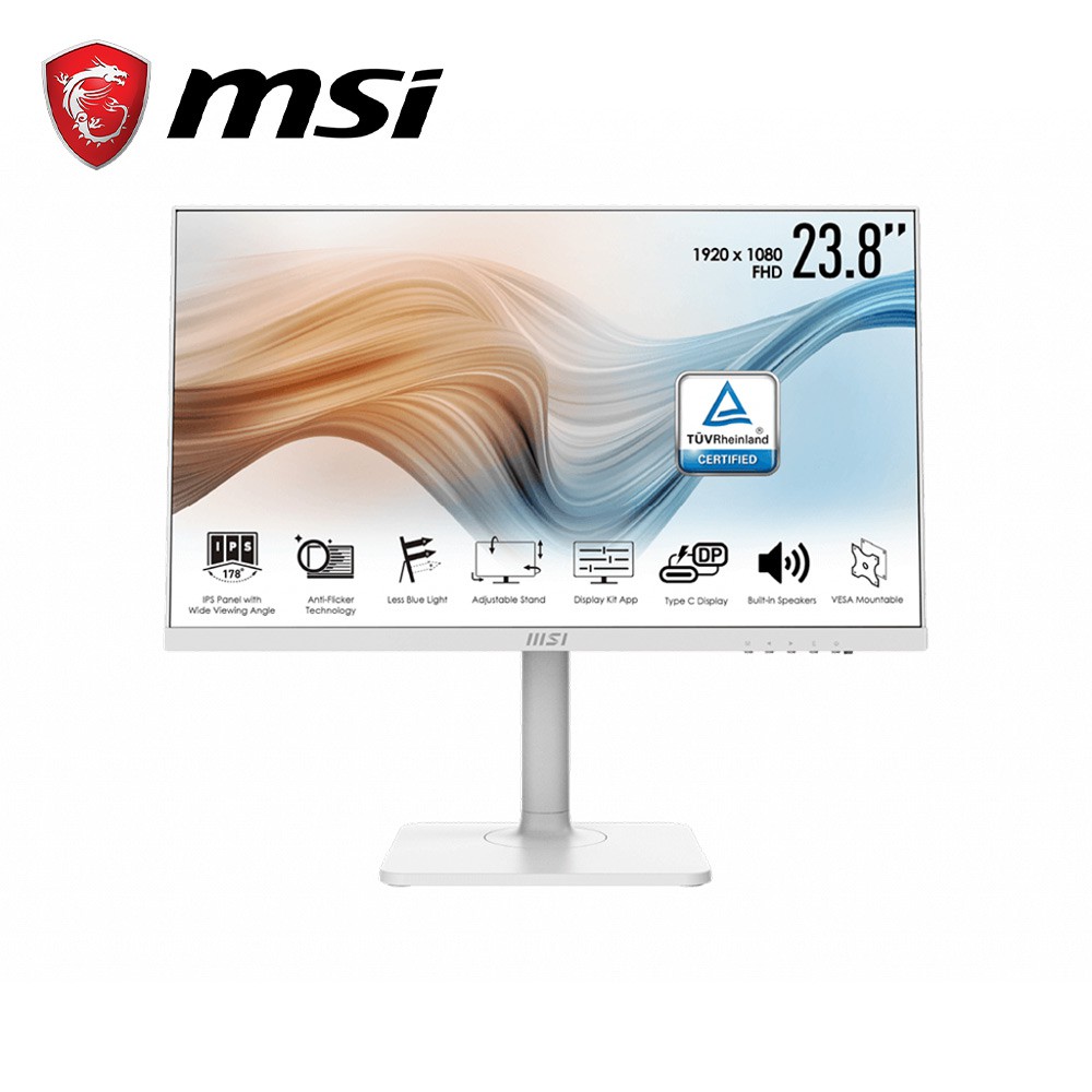 MSI微星 24型 Modern MD241PW 白色 美型螢幕 現貨 廠商直送