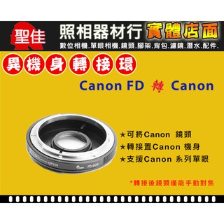 【現貨】Pixco 含校正鏡片 CANON FD 老鏡頭 轉接至 Canon EOS EF 大單 機身 (手動對焦)