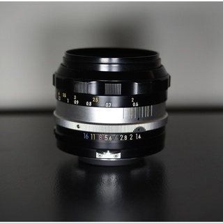 【經典古物】Nikon NIKKOR S Auto 50mm f1.4 鏡頭 定焦 人像鏡 底片相機 Zf fm2 fe