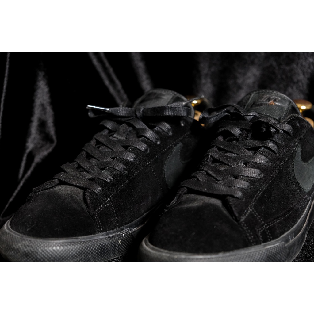 COMME des GARCONS BLACK x Nike SB Blazer Low 川久保玲聯名款麂皮硫化運動| 蝦皮購物