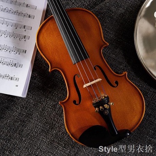 ⭐型男樂器⭐❀ஐ✧臺氏考級小提琴初學者手工實木兒童入門樂器演奏級專業初學者樂器