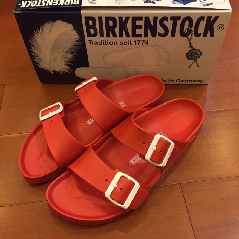 Birkenstock 勃肯EVA防水拖鞋（Arizona ,兩條帶）