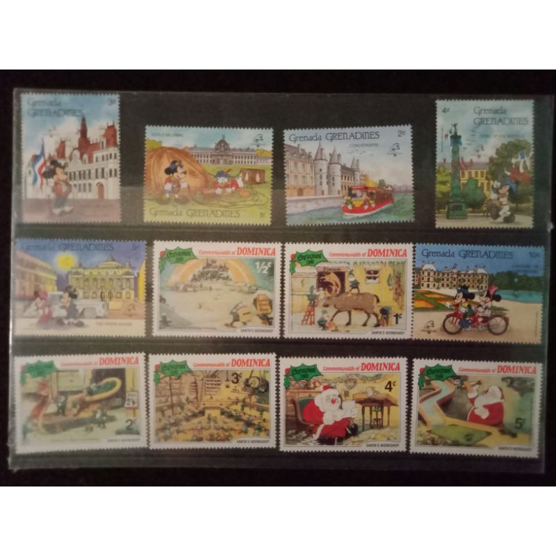 【皇后園地】Disney 迪士尼紀念郵票一組  小全張 郵票 外國 各國 世界 瘋郵票 集郵