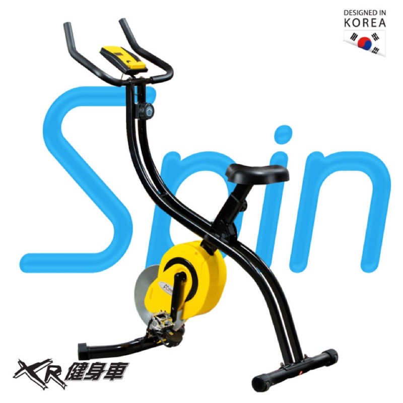 XR-SPIN 磁控站騎飛輪健身車 可站騎/16段大阻力/7KG飛輪/可收折 二手 部份地區免運