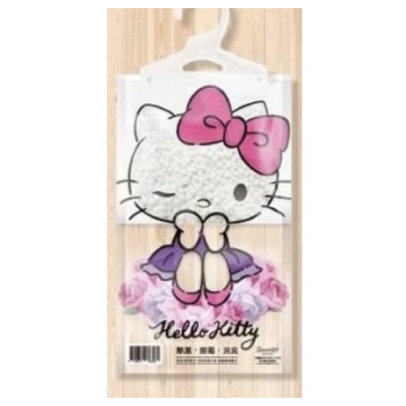 三麗鷗 正版授權 Hello Kitty 懸掛式除濕袋 小蒼蘭