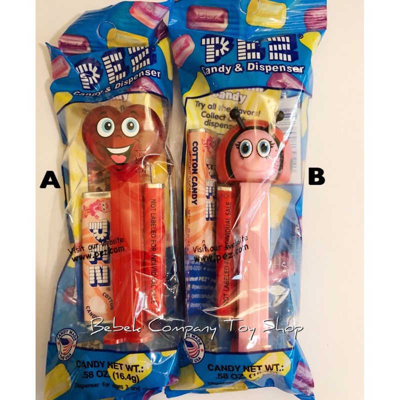 現貨在台🇺🇸 Valentine’s day pez 貝思糖 貝思 綿花糖口味 情人節 愛心 瓢蟲 收藏