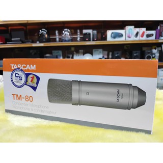 視聽影訊 TASCAM TM-80 電容式麥克風 銀色 TASTM-80 公司貨 保固一年