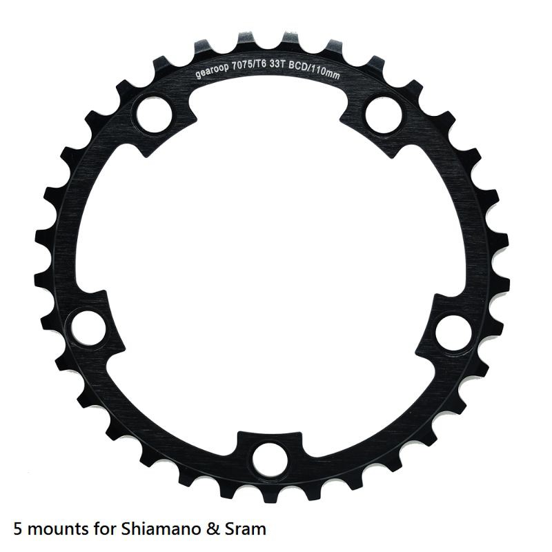 Gearoop Shimano 33T 10速大盤改裝齒片 五爪大盤用 110BCD