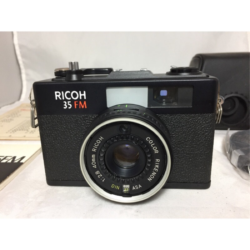 [老相機]RICOH 35FM  黑機/原廠盒裝庫存/功能正常/外觀小瑕疵