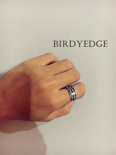 【Birdy Edge】克羅心 十字架 羅馬 聖經 戒指 耶穌 男