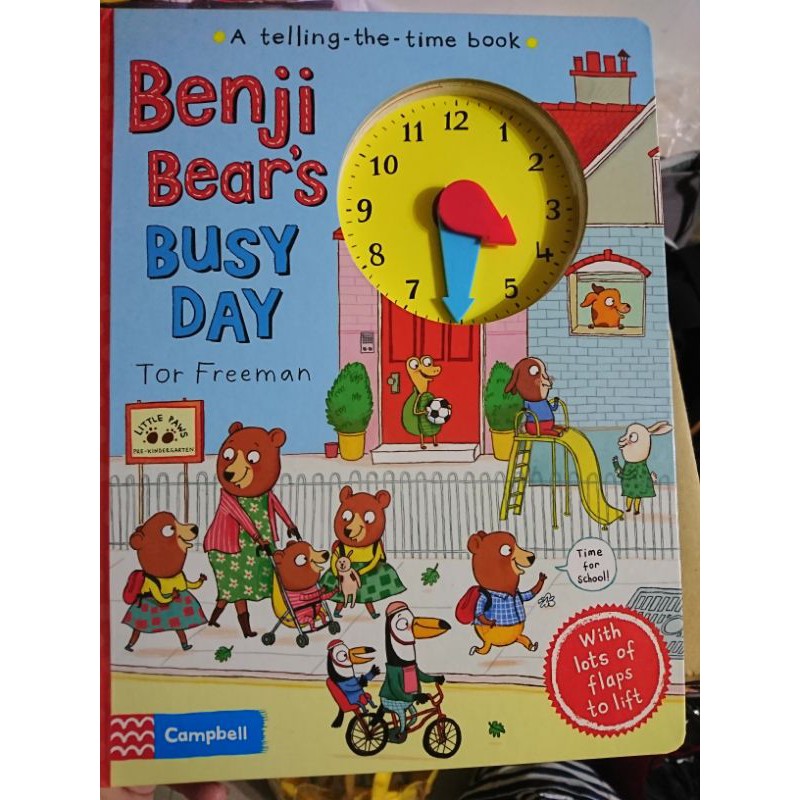 Benji Bear's Busy DAY（8-9成新）