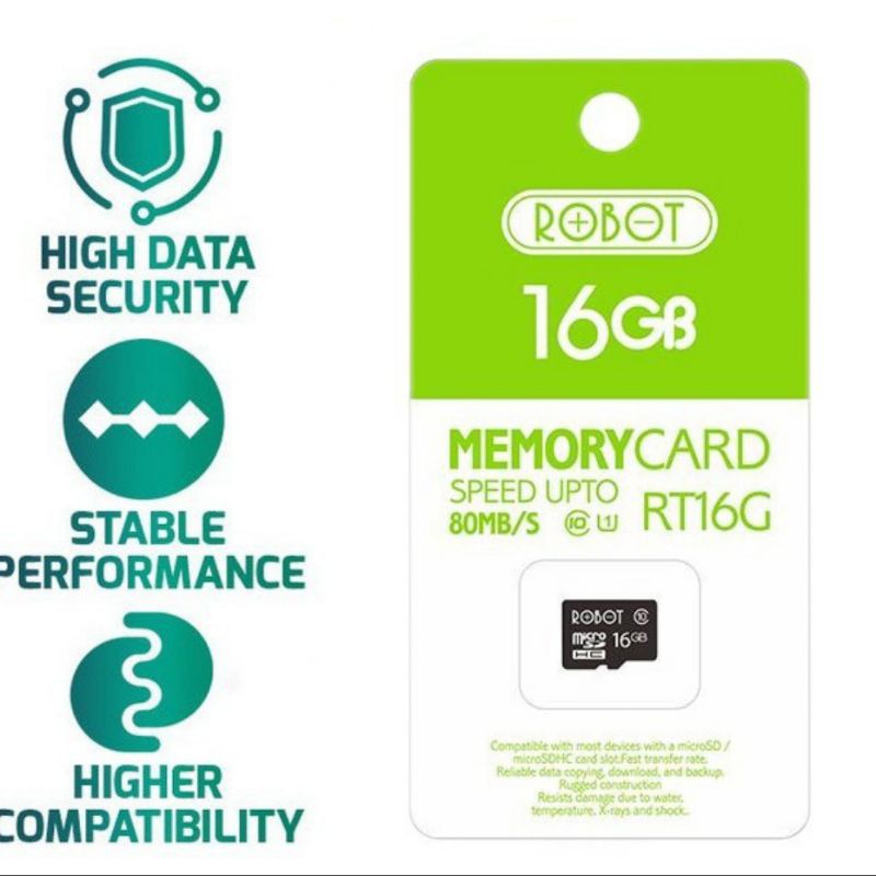 存儲卡 Micro SD 16GB 8GB 機器人官方保修