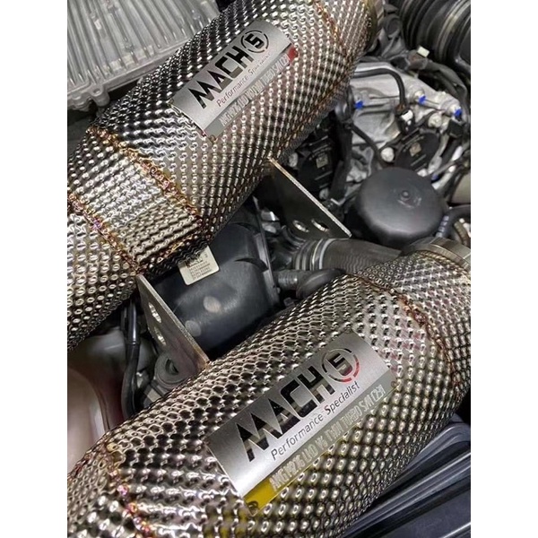 W117 CLA200/250 MACH5 200鉬高流量當派#Benz#cla250#排氣管#downpipe