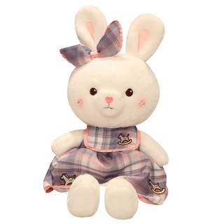 茗軒【玩具】兔子毛絨玩具女孩布娃娃兒童女陪睡覺大號抱枕可愛小白兔公仔玩偶