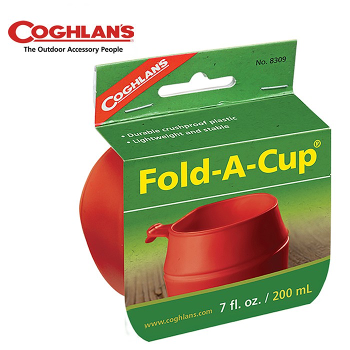 【Coghlans 加拿大】Fold-A-Cup 折合杯 紅色 (8309)