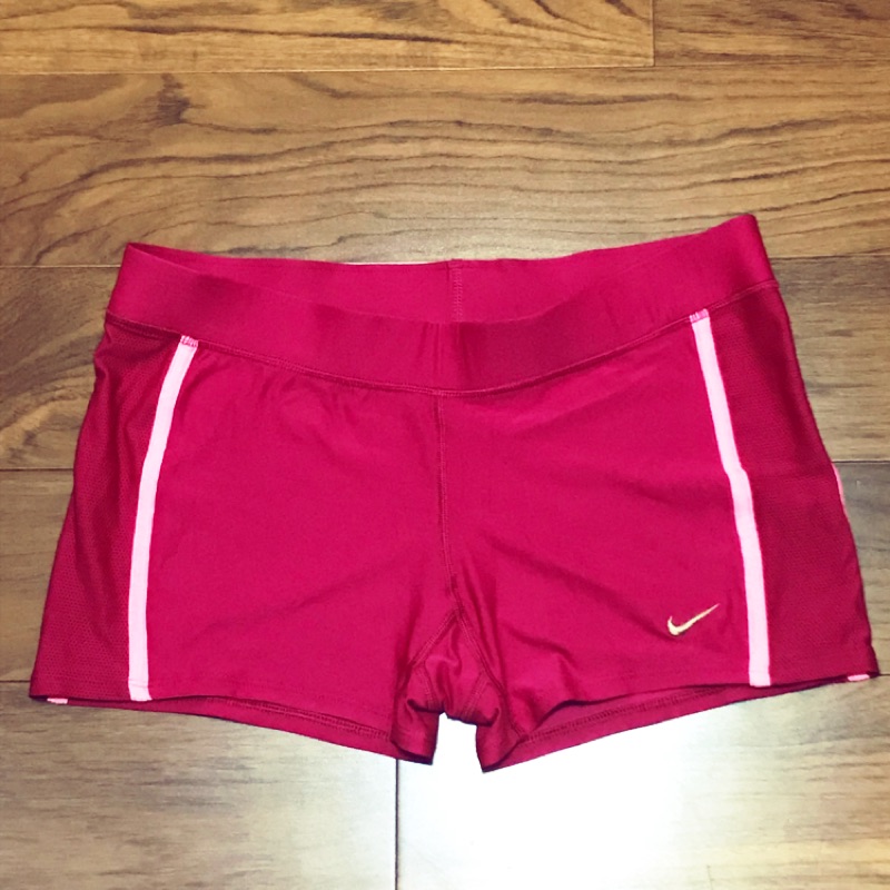 Nike DRI-FIT 粉紅色女運動褲短褲M