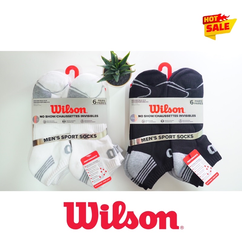 Wilson 原廠機能運動棉襪  一組六雙（six pack) 黑 棉質舒服 運動襪 100%原廠正品 🛒